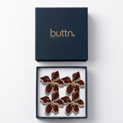 Camellia Knopfcover Set